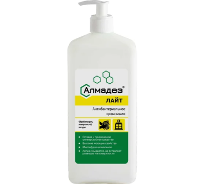 Мыло антибактериальное Алмадез-Лайт 1л (дозатор-насос) /10/