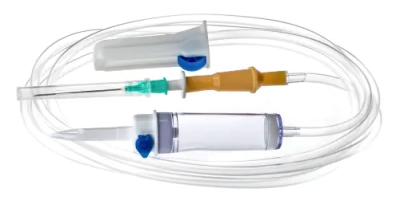 Инфузионная система для перел. р-ров (с иглой, клапаном и фильтром) /KDM/25/400/
