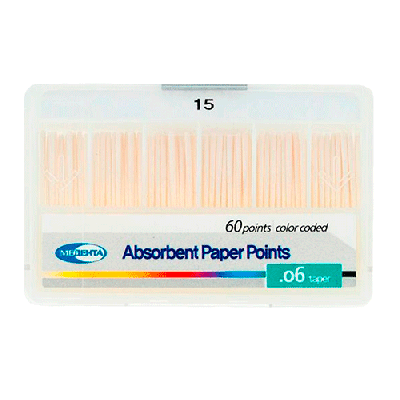 15. Штифты бумажные 06 №15, 60 шт/уп/ Медента