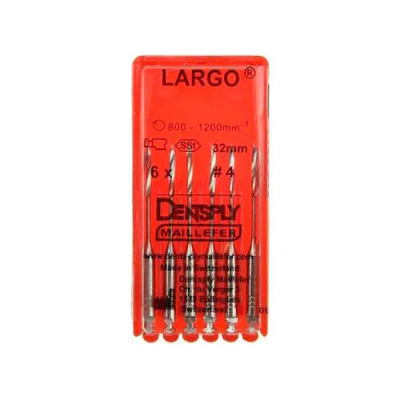 15. Ларго (Largo) 32мм №4 6шт/уп/ Dentsply Maillefer