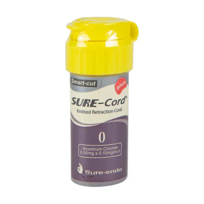 15. Нить ретракционная Sure-cord plus №0 с пропиткой (СуреКорд)/ SURE-ENDO