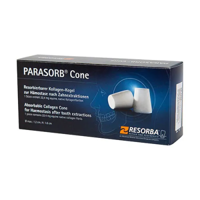 15. Губка гемостатическая Парасорб конусы d 1.2 см, h 1.6 см