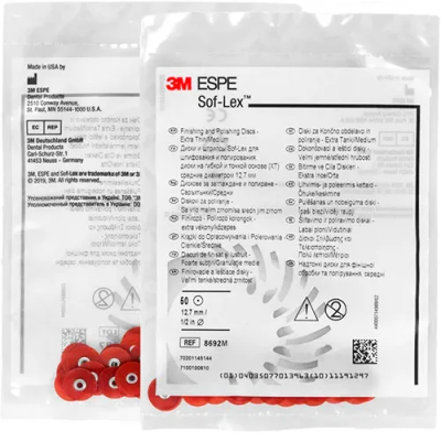 15. Диски Sof-Lex XT средние для шлифов. и полир. 50шт/уп, 8692М/ 3М