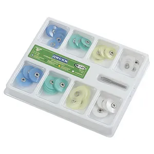 15. Диски шлифовальные, набор 1.075 - 80 шт + дискодержатель D(12+14 мм) / ТОР ВМ