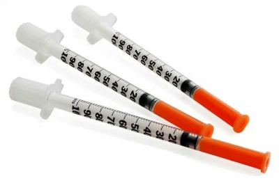 Шприц 1 мл 3-х комп. инсулиновый U-100 0,4*12 SITEKMED/ Китай /100/2400/