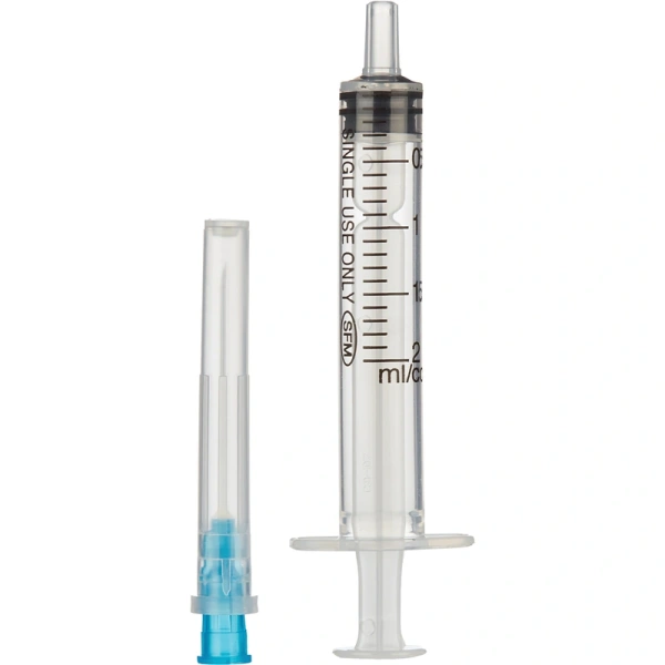 Шприц 2 мл 3-х комп. с иглой 0,6*30 23G SFM/Германия /100/2400/